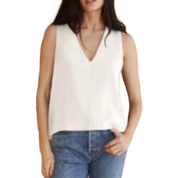 Jenni Kayne Tops - JENNI KAYNE | Crepe V Neck Shell